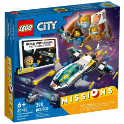 Конструктор LEGO City 60354 Космическая миссия для исследования Марса