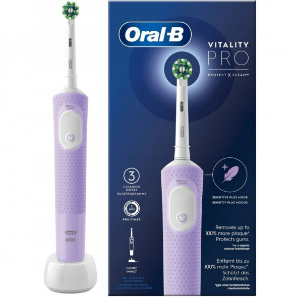 Электрическая зубная щетка Oral-B Vitality Pro D103, фиолетовый в Севастополе