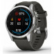 Умные часы Garmin Fenix 7s серебристый с графитовым силиконовым ремешком 010-02539-01 в Севастополе