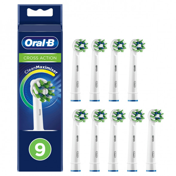 Насадки на зубные щетки Oral-B Cross Action, 9 шт. в Севастополе