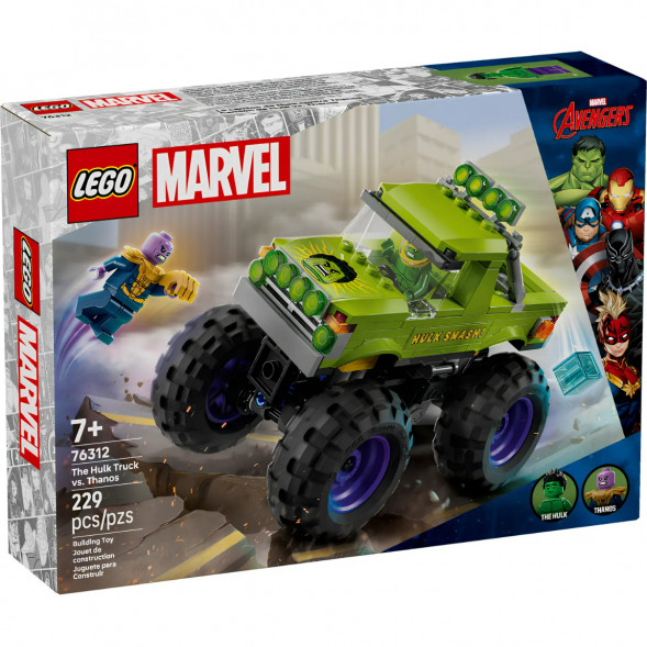 Конструктор LEGO Super Heroes 76312 Халк на внедорожнике против Таноса в Севастополе