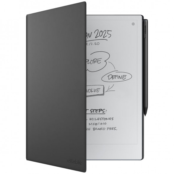 Графический планшет reMarkable 2 со стилусом Marker Plus и чехлом Book Folio черный (RM115) в Севастополе