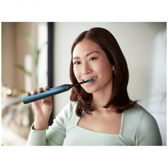 Электрическая звуковая зубная щетка Philips Sonicare DiamondClean 9000 HX9911/88, темно-синий в Севастополе