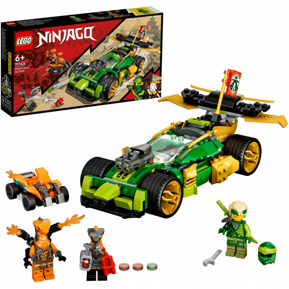 Конструктор LEGO Ninjago 71763 Гоночный автомобиль ЭВО Ллойда в Севастополе