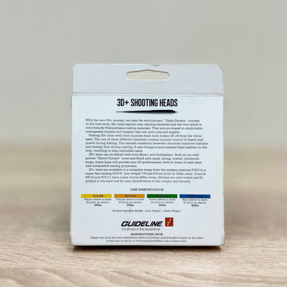 Рыболовная леска Guideline Power Taper 3D+ #37765 8/9 DH, Green в Севастополе