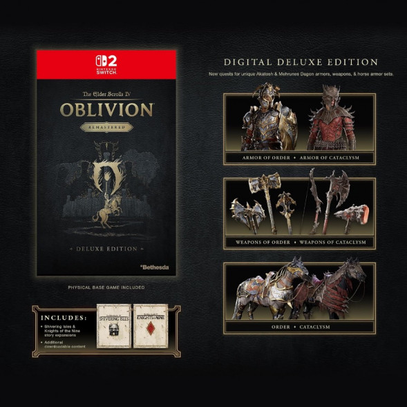 Игра The Elder Scrolls IV: Oblivion Remastered. Deluxe Edition [Nintendo Switch 2, английская версия] в Севастополе