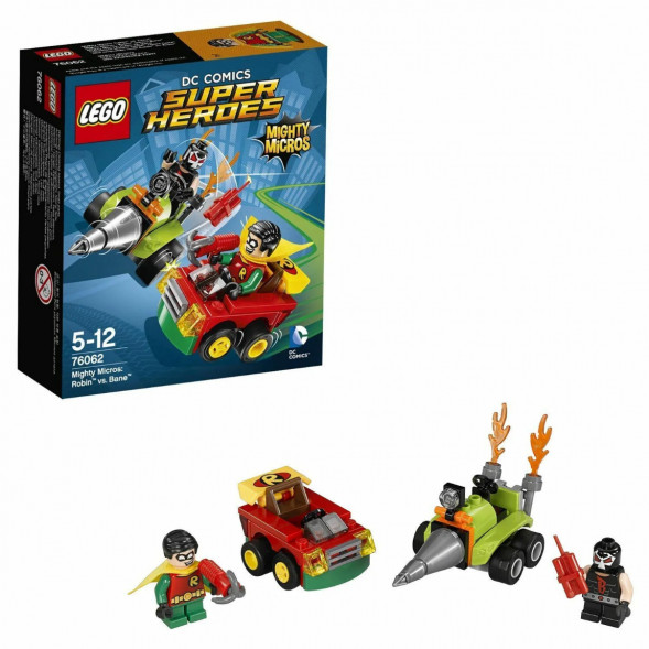 Конструктор LEGO Super Heroes 76062 Робин против Бэйна в Севастополе