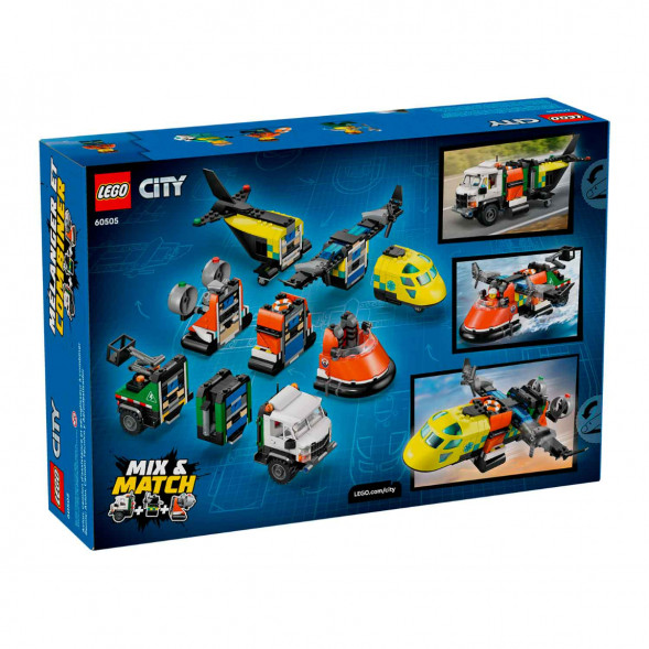 Конструктор LEGO City 60505 Самолет, сервисный грузовик и судно на воздушной подушке в Севастополе