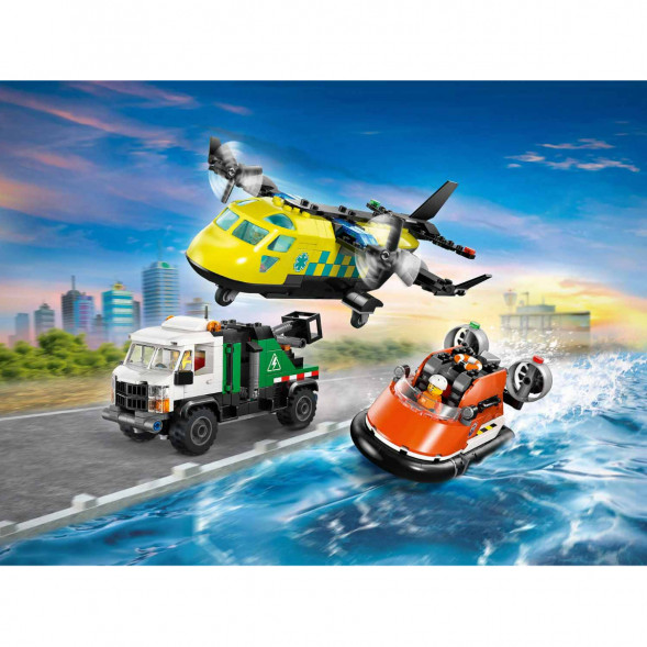 Конструктор LEGO City 60505 Самолет, сервисный грузовик и судно на воздушной подушке в Севастополе