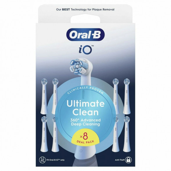 Сменные насадки Oral-B iO Series Ultimate Clean 360, 8 шт., белый в Севастополе