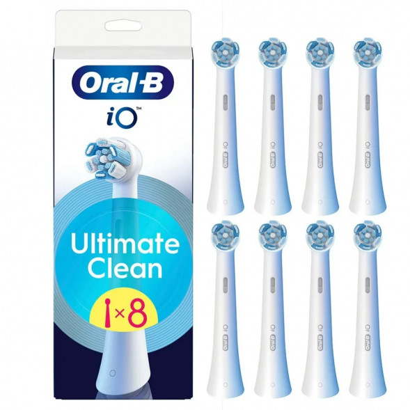 Сменные насадки Oral-B iO Series Ultimate Clean 360, 8 шт., белый в Севастополе