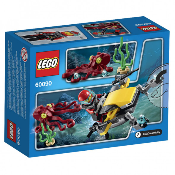 Конструктор LEGO City Deep Sea Explorers 60090 Глубоководный скутер в Севастополе