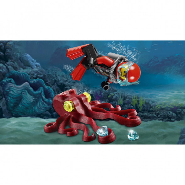 Конструктор LEGO City Deep Sea Explorers 60090 Глубоководный скутер в Севастополе