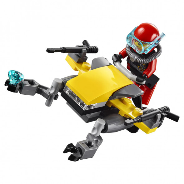 Конструктор LEGO City Deep Sea Explorers 60090 Глубоководный скутер в Севастополе