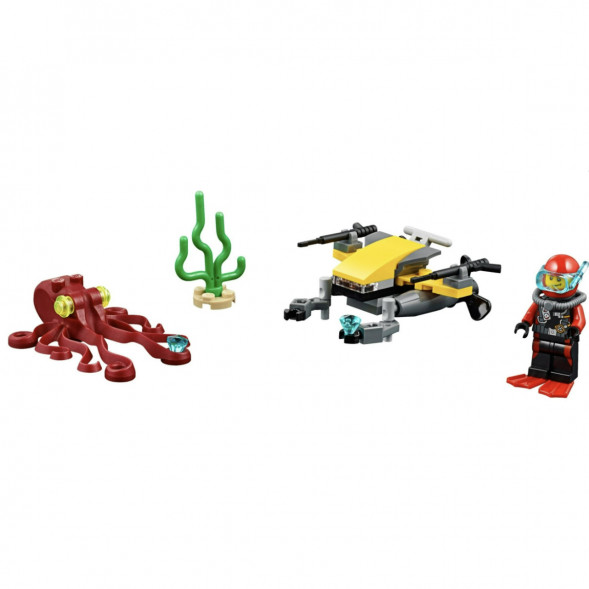 Конструктор LEGO City Deep Sea Explorers 60090 Глубоководный скутер в Севастополе