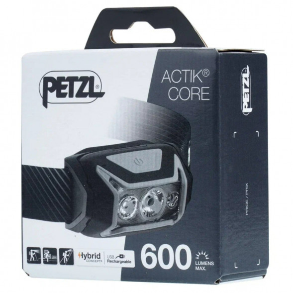 Налобный фонарь Petzl Actik Core E065AA00, 600 лм, серый в Севастополе