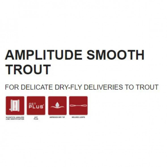 Нахлыстовый шнур Scientific Anglers Amplitude Smooth Trout WF-6-F 131407 в Севастополе