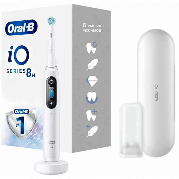 Зубная щетка электрическая Oral-B iO Series 8, белый в Севастополе