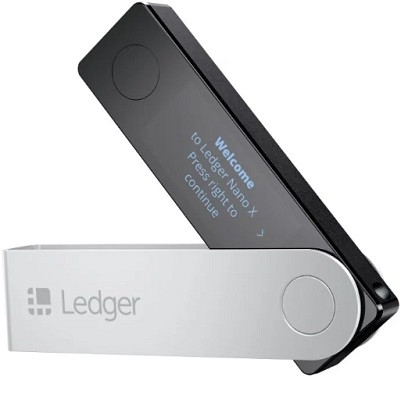 Аппаратный криптокошелек Ledger Nano X , черный в Севастополе