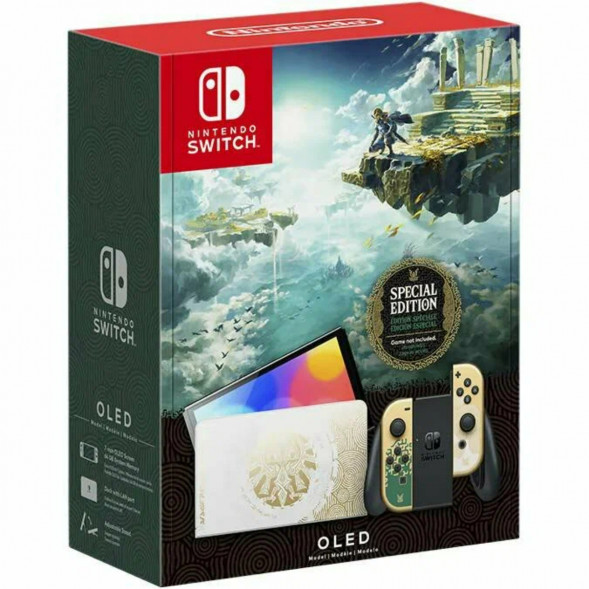 Игровая приставка Nintendo Switch OLED 64 ГБ, без игр, The Legend of Zelda: Tears of the Kingdom в Севастополе