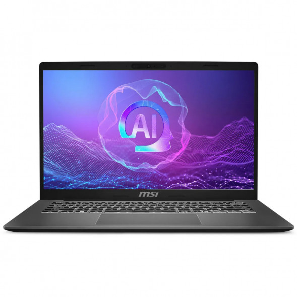 Ноутбук MSI Modern A14 AI+ F3HMG-041XRU (14&amp;quot;, IPS, AMD Ryzen AI 5 330 2ГГц, 4 ядра, 16ГБ DDR5, 512ГБ SSD, AMD Radeon 820M, без ОС), серый в Севастополе