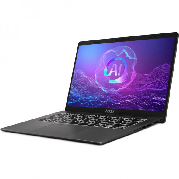 Ноутбук MSI Modern A14 AI+ F3HMG-041XRU (14&amp;quot;, IPS, AMD Ryzen AI 5 330 2ГГц, 4 ядра, 16ГБ DDR5, 512ГБ SSD, AMD Radeon 820M, без ОС), серый в Севастополе