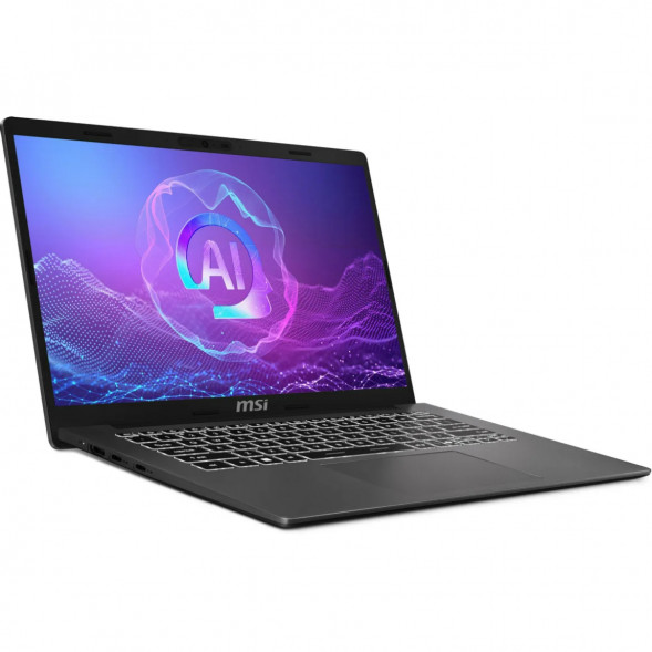 Ноутбук MSI Modern A14 AI+ F3HMG-041XRU (14&amp;quot;, IPS, AMD Ryzen AI 5 330 2ГГц, 4 ядра, 16ГБ DDR5, 512ГБ SSD, AMD Radeon 820M, без ОС), серый в Севастополе