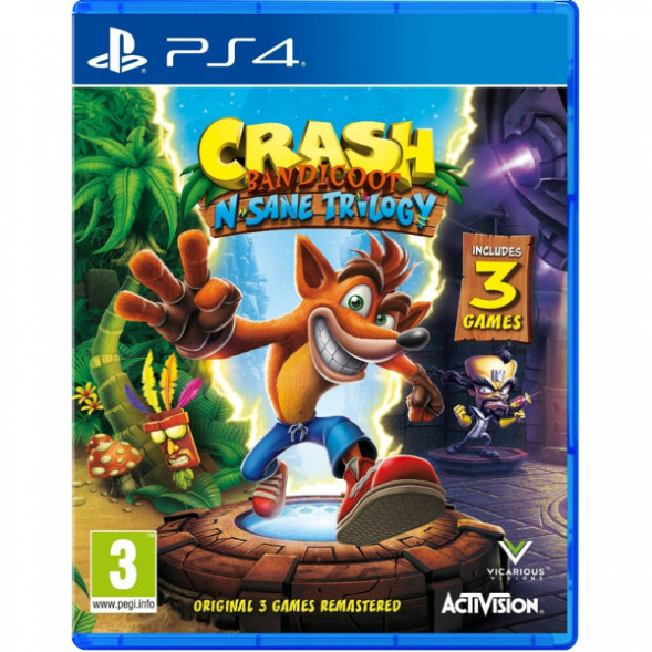 Игра Crash Bandicoot N-Sane Trilogy для PlayStation 4 в Севастополе
