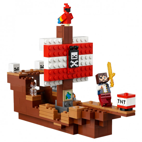 Конструктор LEGO Minecraft 21152 Приключения на пиратском корабле в Севастополе