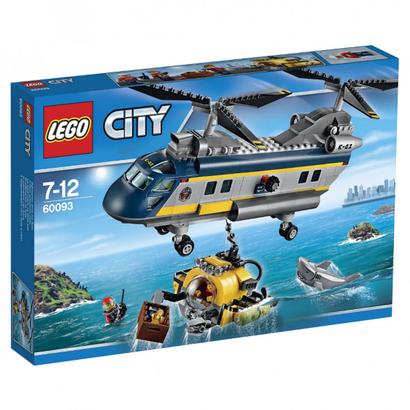 Конструктор LEGO City Deep Sea Explorers 60093 Вертолет исследователей моря в Севастополе