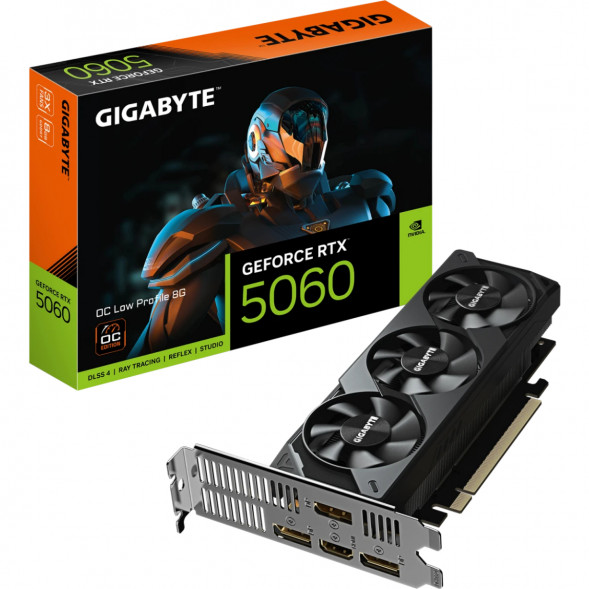 Видеокарта Gigabyte RTX 5060 OC Low Profile (GV-N5060OC-8GL)  в Севастополе