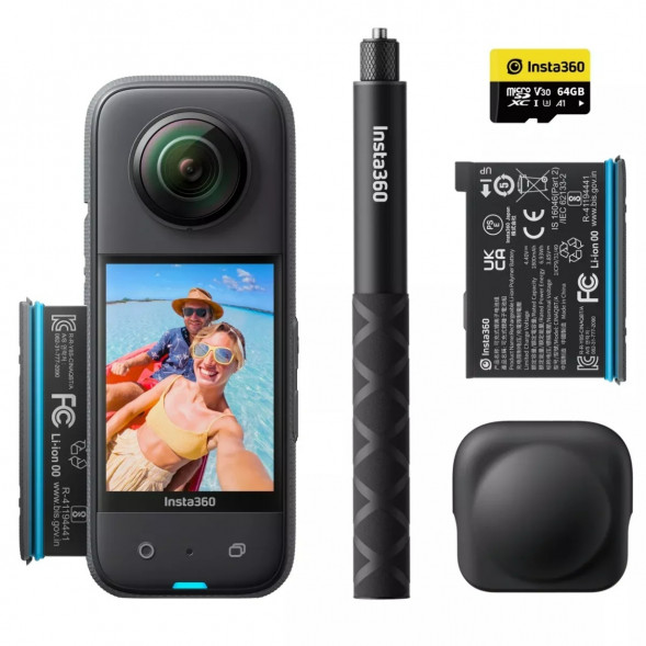 Экшн-камера Insta360 X3 Adventure Kit Bundle (CINSAAQU) в Севастополе
