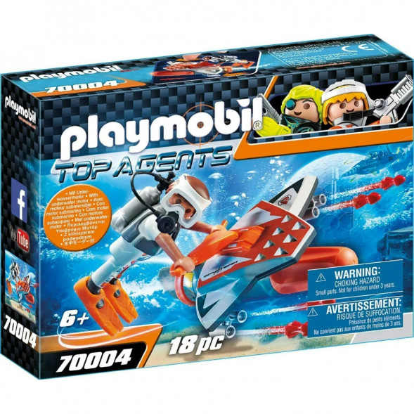 Конструктор Playmobil Top Agents 70004 Подводное крыло шпионской команды в Севастополе