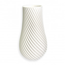 Ваза для сухоцветов HatRom Spiral, белый