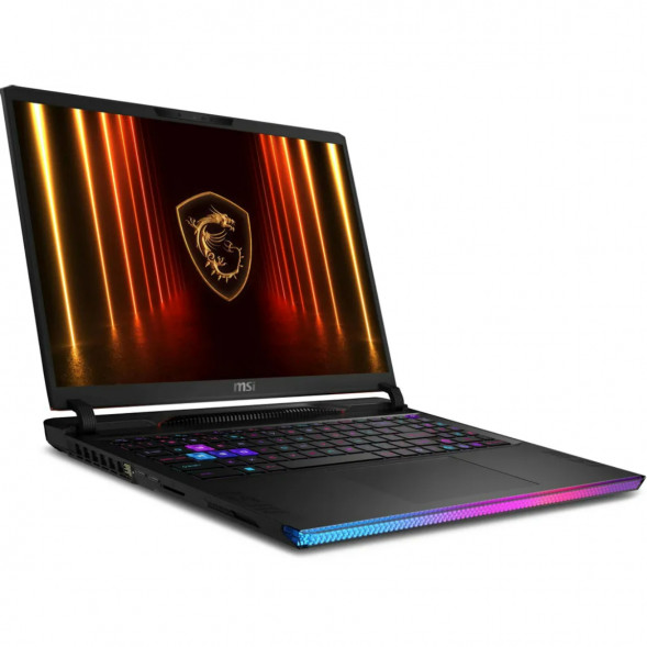 Ноутбук MSI Raider 16 HX AI A2XWHG-814XRU (16&amp;quot;, IPS, Intel Core Ultra 7 255HX 2.4ГГц, 20 ядер, 32ГБ DDR5, 1ТБ SSD, NVIDIA GeForce RTX 5070 Ti 12 ГБ, FreeDOS), черный в Севастополе