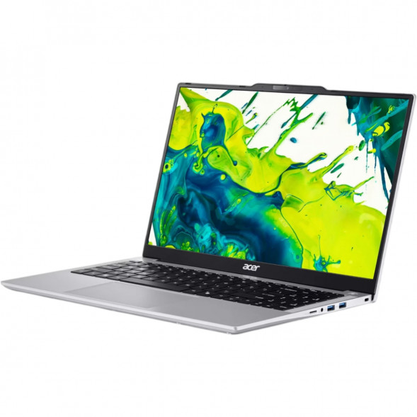 Ноутбук Aser Aspire Lite 15 AL15-53P-56PA (15.6&amp;quot;, IPS, Intel Core 5 120U, 10 ядер, 16 ГБ DDR4, 512 ГБ SSD, Intel Graphics, без ОС), серебристый в Севастополе
