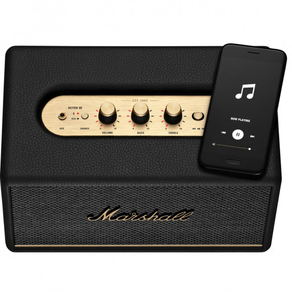 Портативная акустика Marshall Acton III, 60 Вт, черный в Севастополе