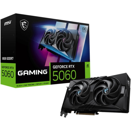 Видеокарта MSI RTX 5060 8 ГБ RTL (RTX 5060 8G GAMING OC) в Севастополе