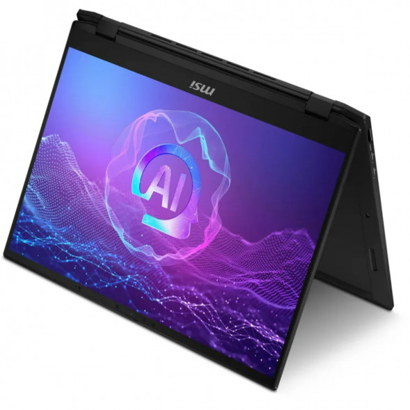 Ноутбук трансформер MSI Summit 16 AI Evo A2HMTG-057RU (16&amp;quot;, IPS, Intel Core Ultra 7 255H 2ГГц, 16 ядер, 16ГБ LPDDR5, 1ТБ SSD, Intel Arc 140T, Windows 11 Home), черный в Севастополе