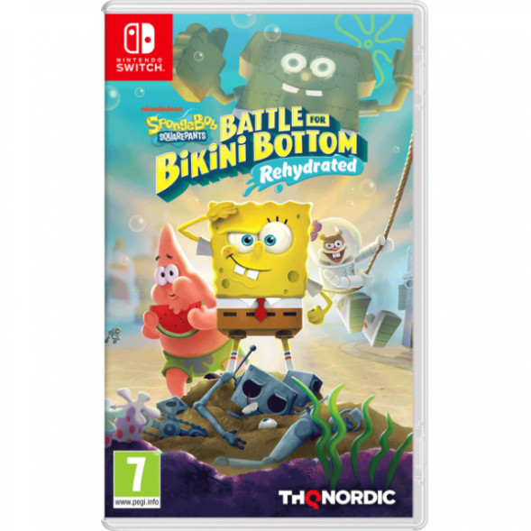 Игра SpongeBob SquarePants: Battle for Bikini Bottom - Rehydrated [Nintendo Switch, русские субтитры] в Севастополе