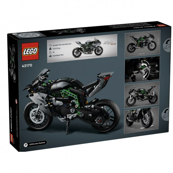 Конструктор LEGO Technic 42170 Мотоцикл Kawasaki Ninja H2R в Севастополе