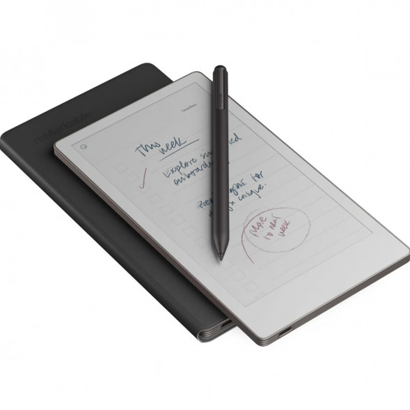 Графический планшет reMarkable Paper Pro Move + Стилус MarkerPlus + Чехол BookFolio Premium Leather, Black в Севастополе