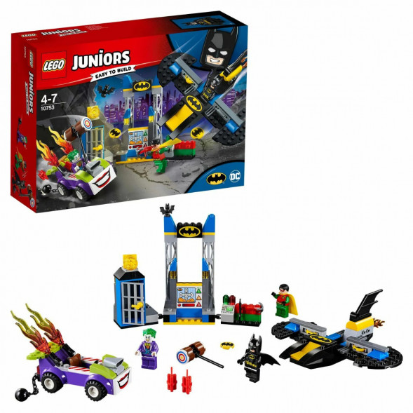 Конструктор LEGO Juniors 10753 Нападение Джокера на Бэтпещеру в Севастополе