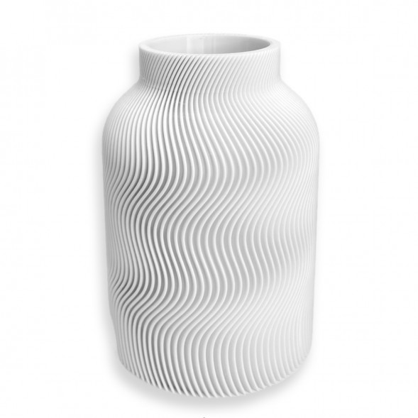 Ваза для сухоцветов HatRom Wave, белый в Севастополе