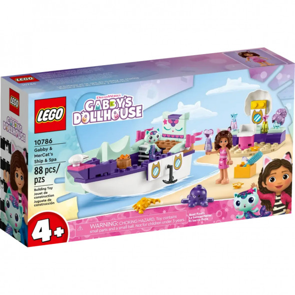 Конструктор LEGO Gabby&amp;#039;s Dollhouse 10786 Корабль и спа Габби и МерКэта в Севастополе