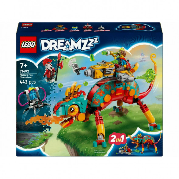 Конструктор LEGO DREAMZzz 71492 Огненный хамелеон Матео в Севастополе