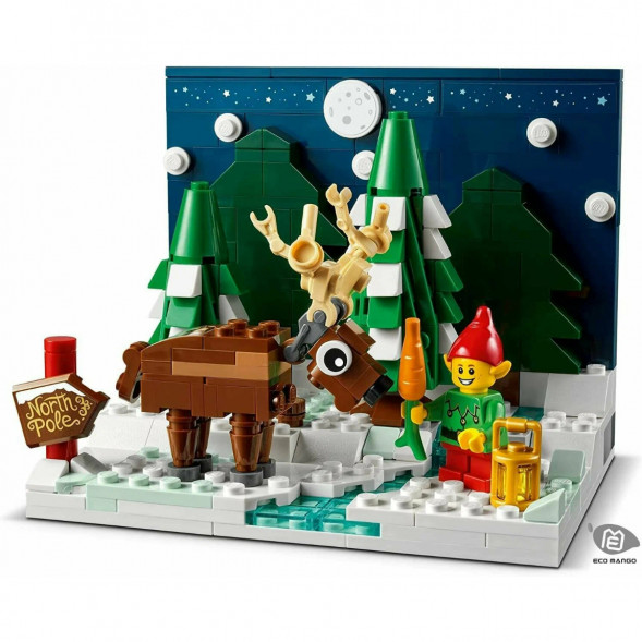 Конструктор LEGO 40484 Перед домом Деда Мороза в Севастополе