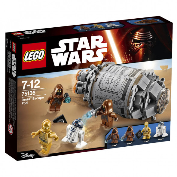 Конструктор LEGO Star Wars 75136 Спасательная капсула дроидов в Севастополе