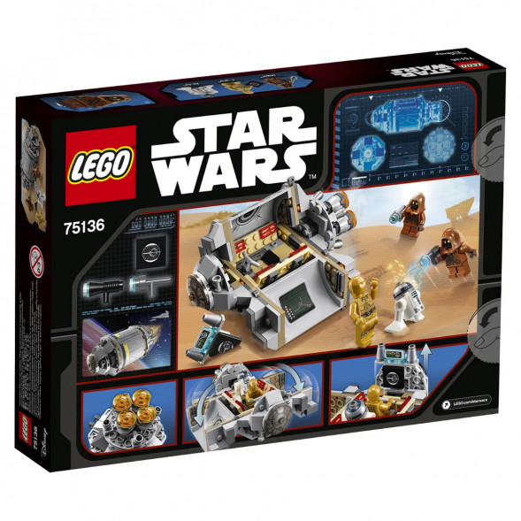 Конструктор LEGO Star Wars 75136 Спасательная капсула дроидов в Севастополе