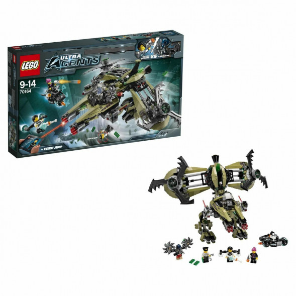 Конструктор LEGO Ultra Agents 70164 Штормовое нападение Сайклона в Севастополе